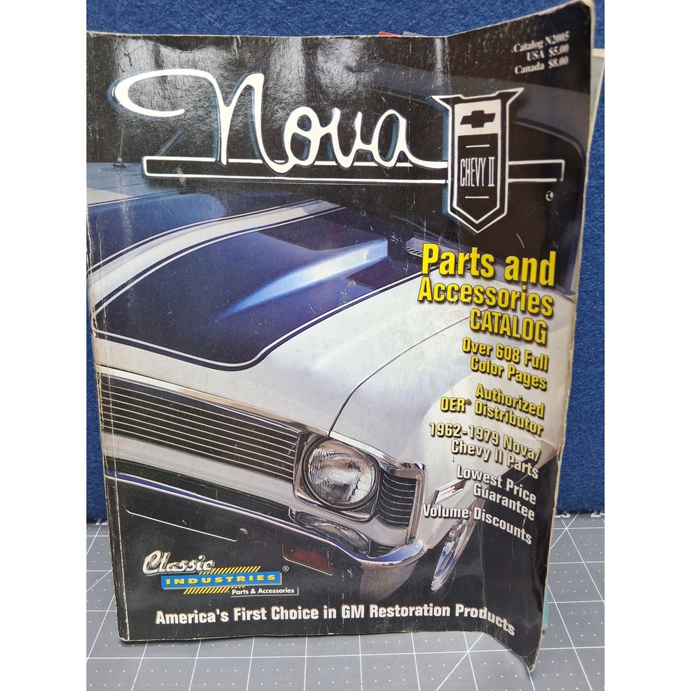 Classic Industries Nova Chevy II Parts Catalog 2005 1962 1979 Restoration Guide